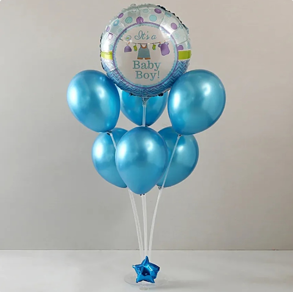 It's a Baby Boy Balloon Bouquet