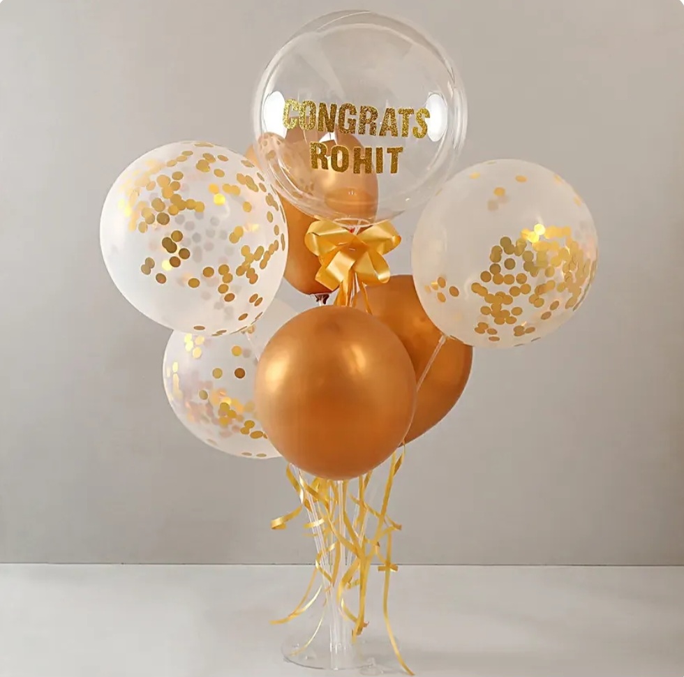 Shining Congratulations Balloon Bouquet for Him