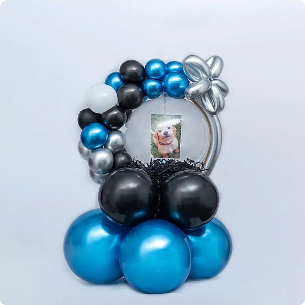 Personalised Bobo Balloon Arrangement
