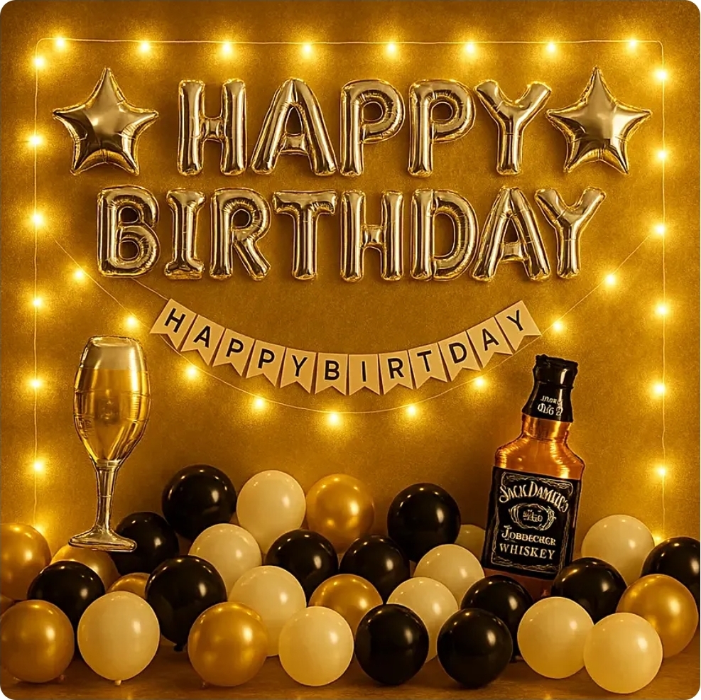 Dazzling Birthday Surprise Decoration