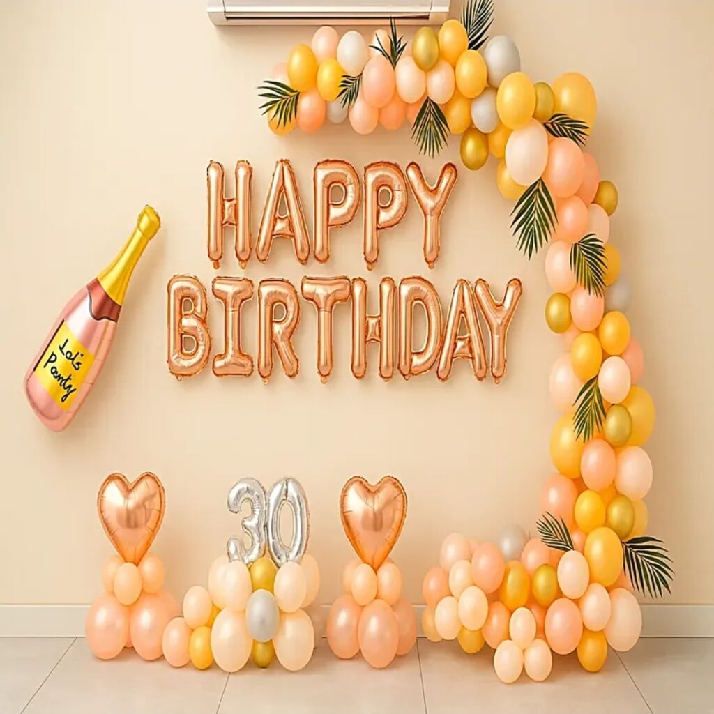 Birthday Personalised Premium Balloon Decor