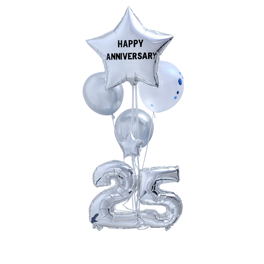 Sweet 25th Celebration Balloon Bouquet