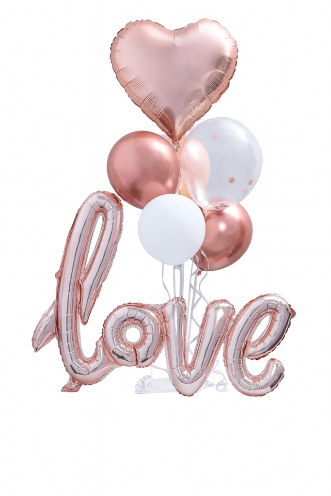 Romantic Radiance Balloon Bouquet