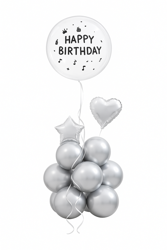 Chic Celebration Sparkle Balloon Bouquet