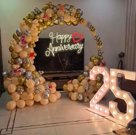 25th Anniversary Ring Decoration