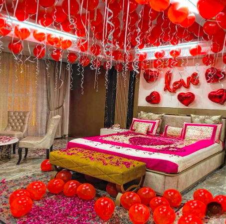 Red Balloons Decoration