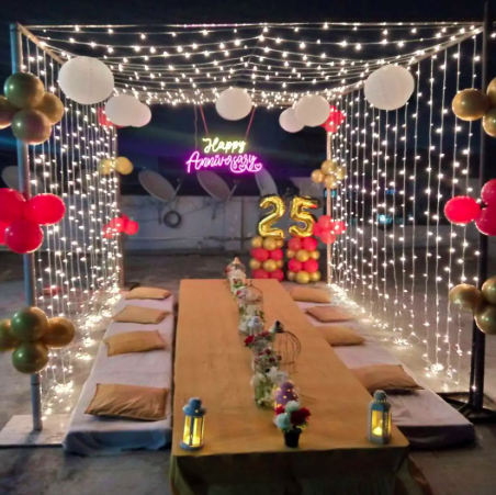 Anniversary Terrace Decoration