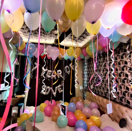 Pastel Balloon Decoration