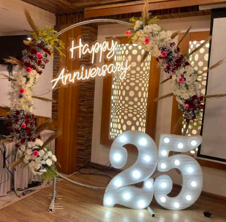 Flower Anniversary Decoration