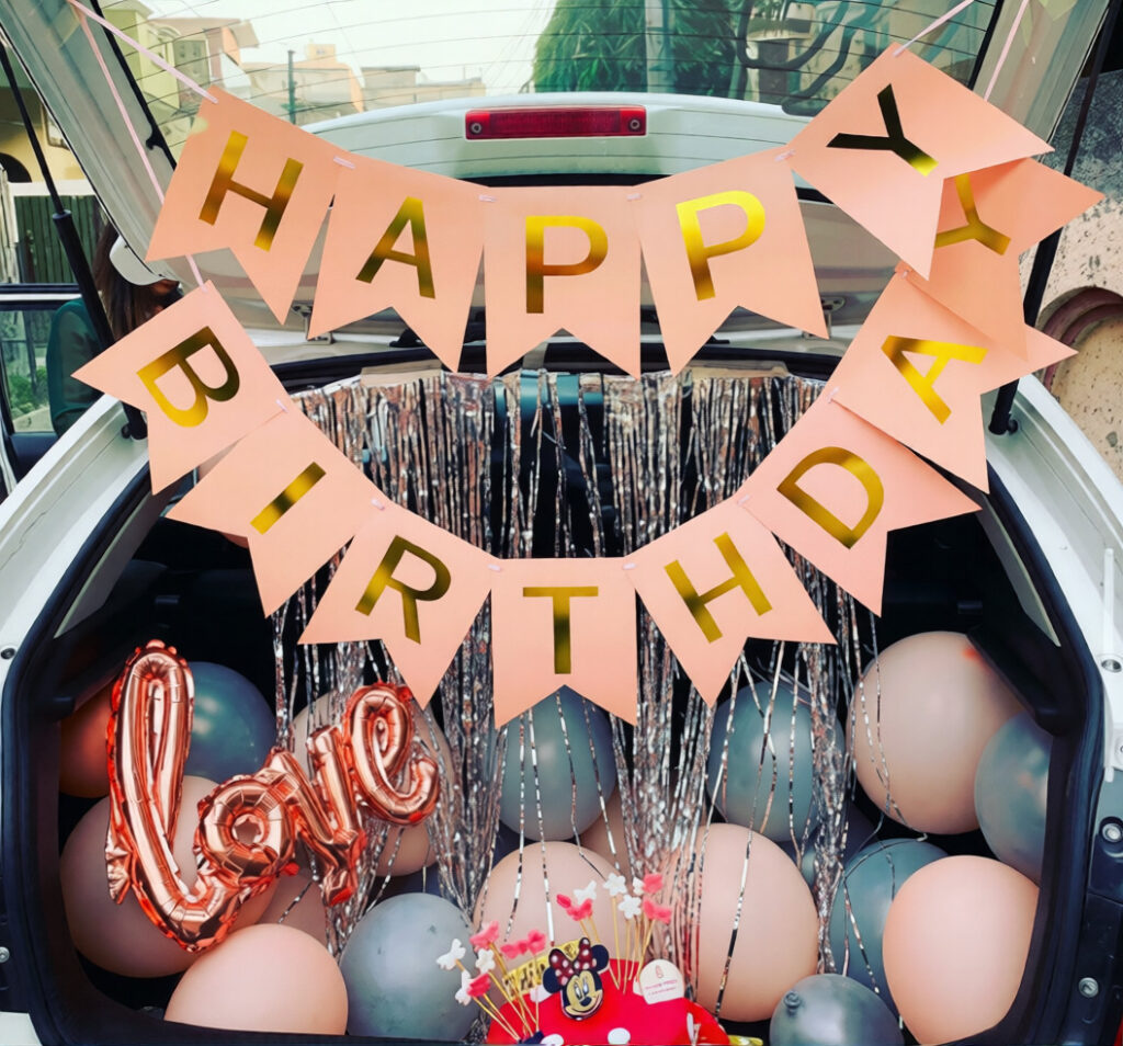 Birthday Car Decor