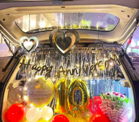 Anniversary Car Decor