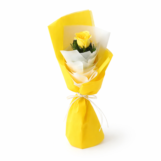 Single Yellow Rose