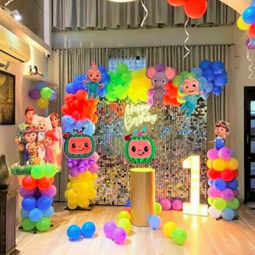 Cocomelon Backdrop Decoration