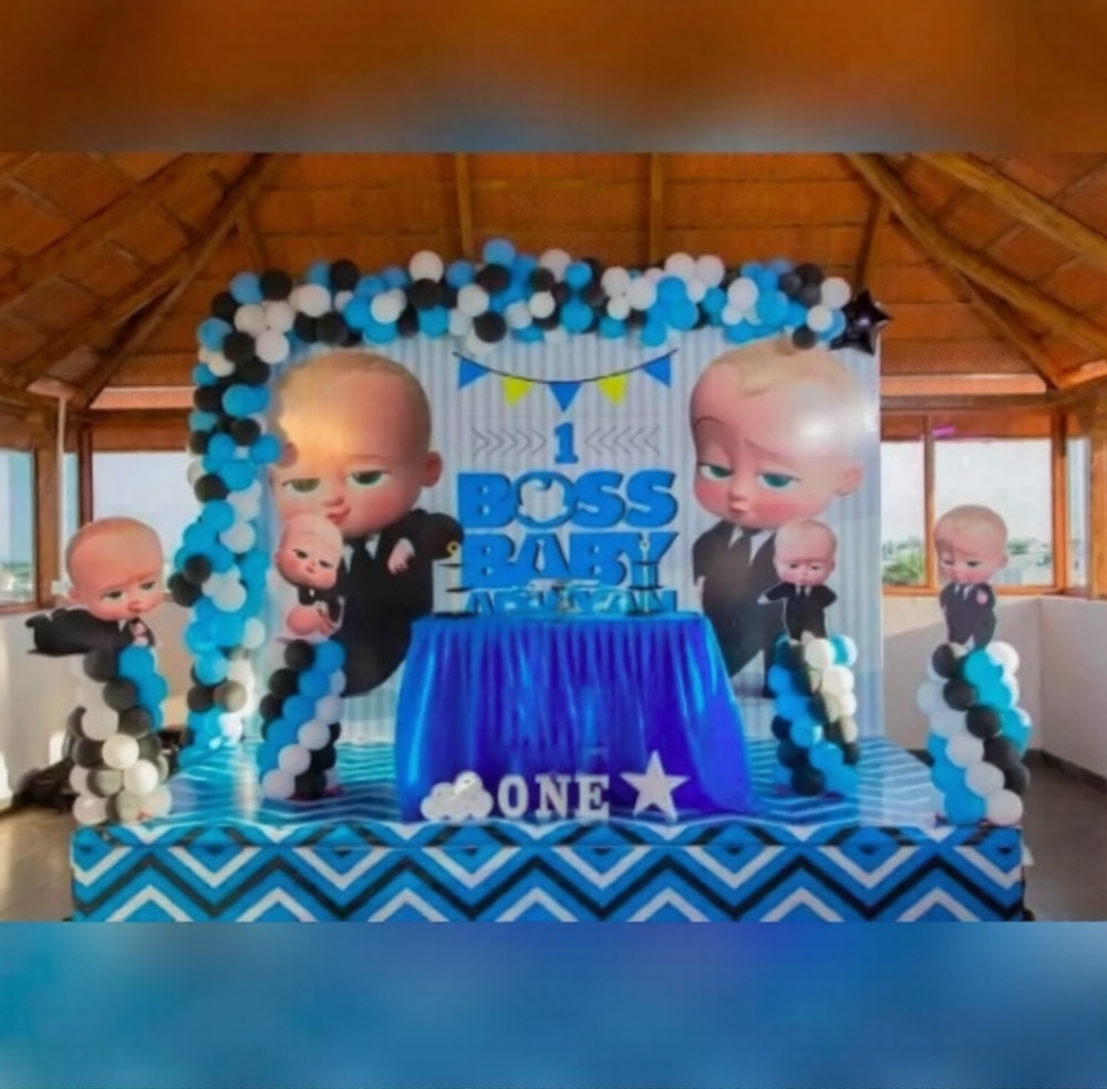 Boss Baby Theme Stage Decoration