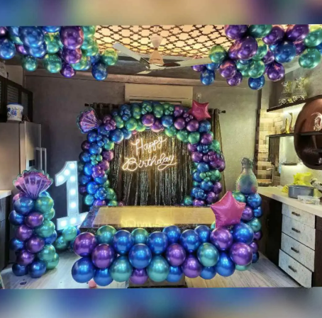 Mermaid Theme Balloon Decor