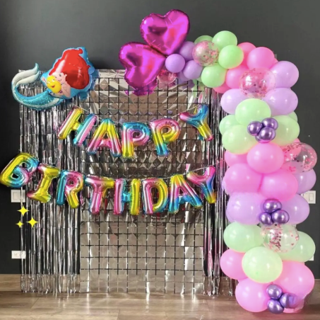 Colorful Mermaid Theme Decoration