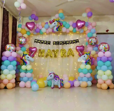 Unicorn Backdrop Decoration