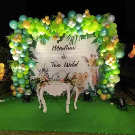 Jungle Theme Stage Setup