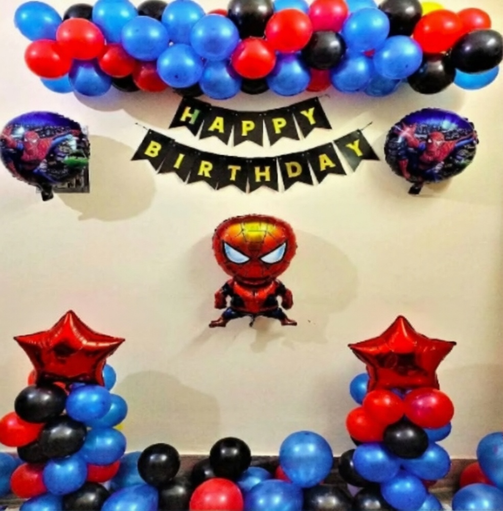 Spiderman Theme Decoration