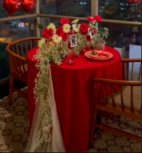 Candle Light Decor For Valentine day (Idle decor for home and restaurant )