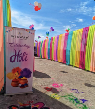 Elegant Holi Décor for Pathways, Gates & Nighttime Food Court Entrances – By Floroon