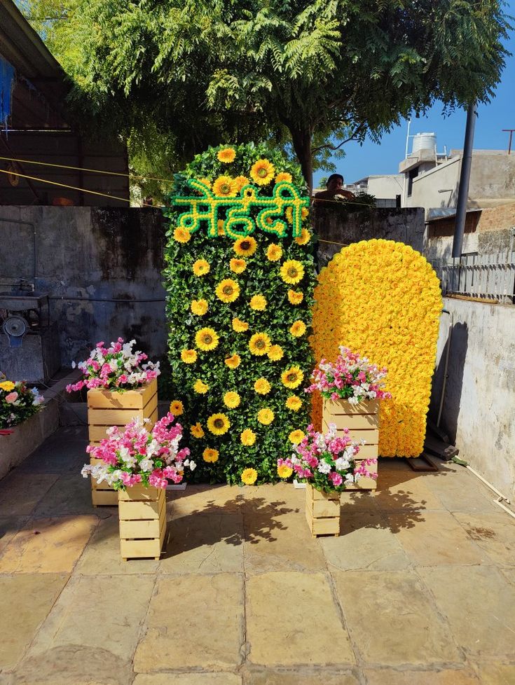 Sunflower Meadow – Minimal Haldi & Mehndi Celebration