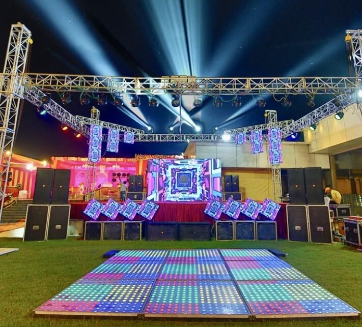 Beats & Bliss – Luxe DJ/Dholi Celebration Décor
