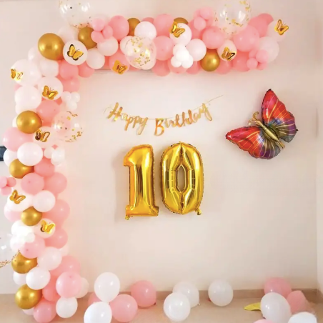 Butterfly Pastel Balloon Arch