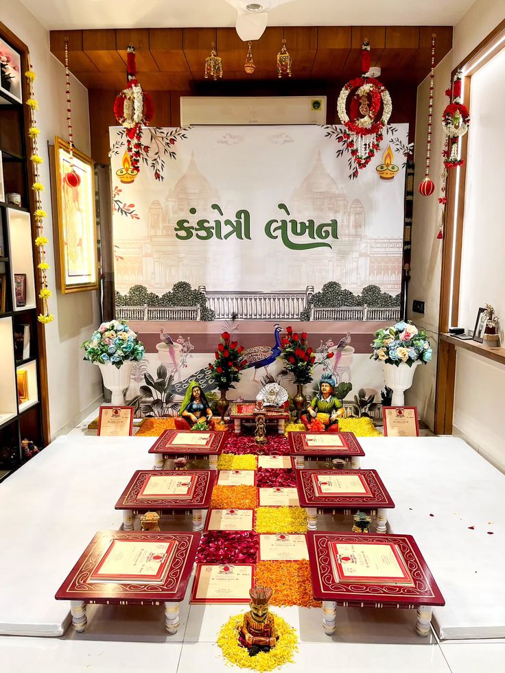 Elegant Rajwadu-Inspired Kankotri Lekhan Theme