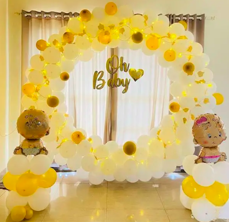 Ring Baby Shower Decor