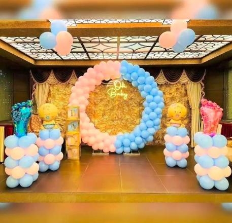 Baby Shower Pastel Stage Decoration