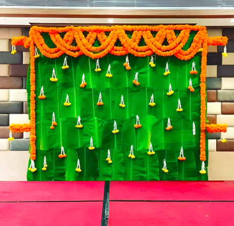 Green Leaves Backdrop Decoration