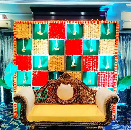 Baby Shower Flower Backdrop