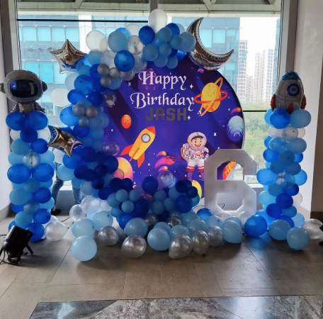 Space Theme Birthday Decor