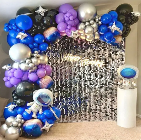 Space Theme Sequins Decoration