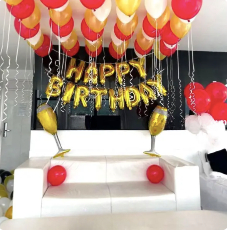 Simple Birthday Hall Decoration