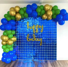 Blue Colored Theme Decoration