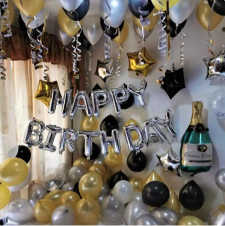 Birthday Ballon Hall Decoration