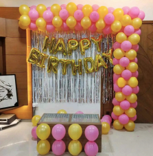 Birthday Balloon Arch