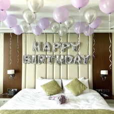 Purple Silver Surprise decoration