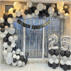 Happy Birthday Balloon Arch