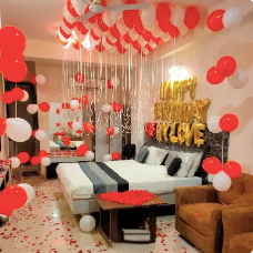 Room Decoration with Balloons